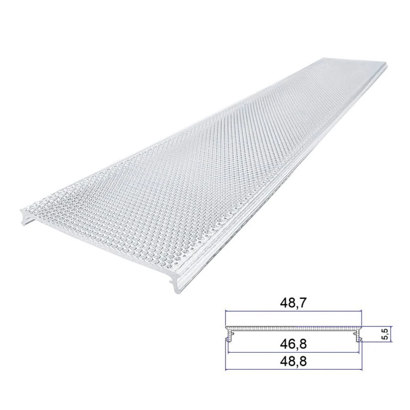 Acryl-geprägter extrudierter Lampenschirm