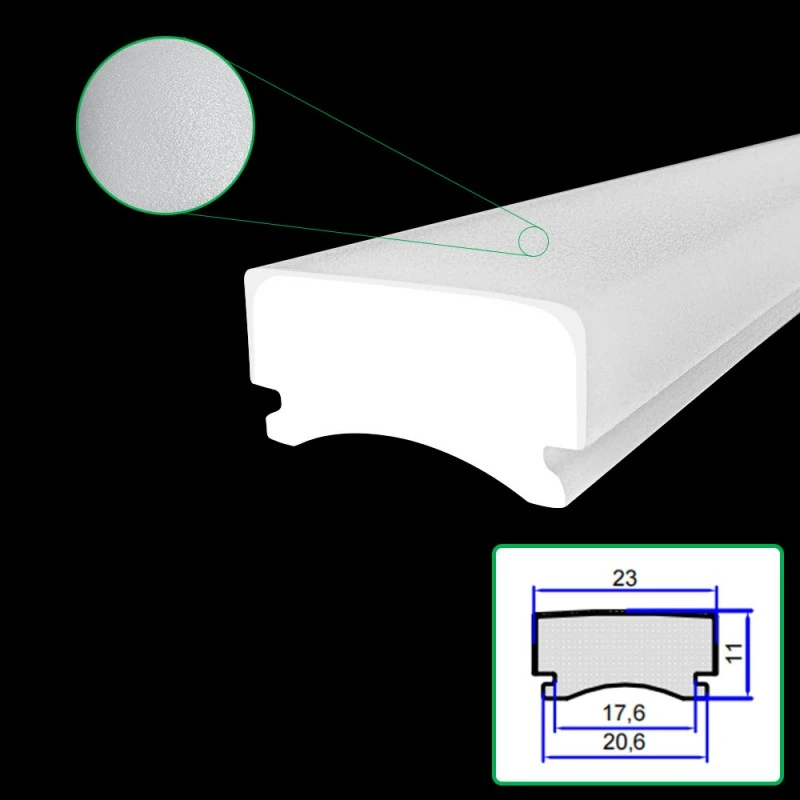 Lampenschirm aus mattiertem Extrusionsacryl
