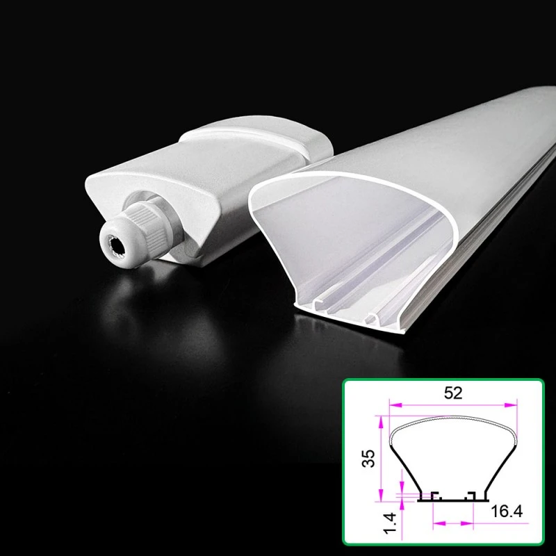 Gehäusesatz für lineare Lichtleisten