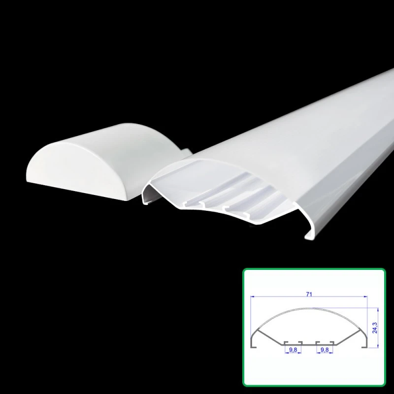 Extrudierte zweifarbige Reinigungslampe